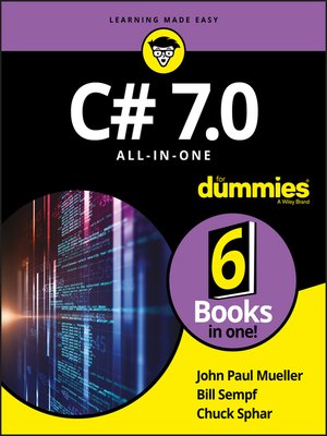 cover image of C# 7.0 All-in-One For Dummies